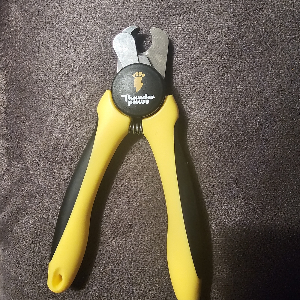Thunder Paws Yellow and Black Pet Nail Clippers